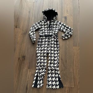 Perfect Moment Kids Houndstooth Ski Suit